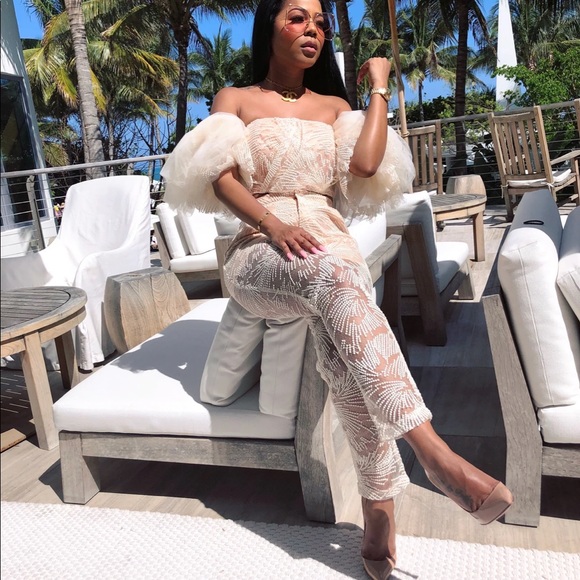 Minaa Monroe Miami Peach Two Piece Set - Size S - Picture 2 of 5